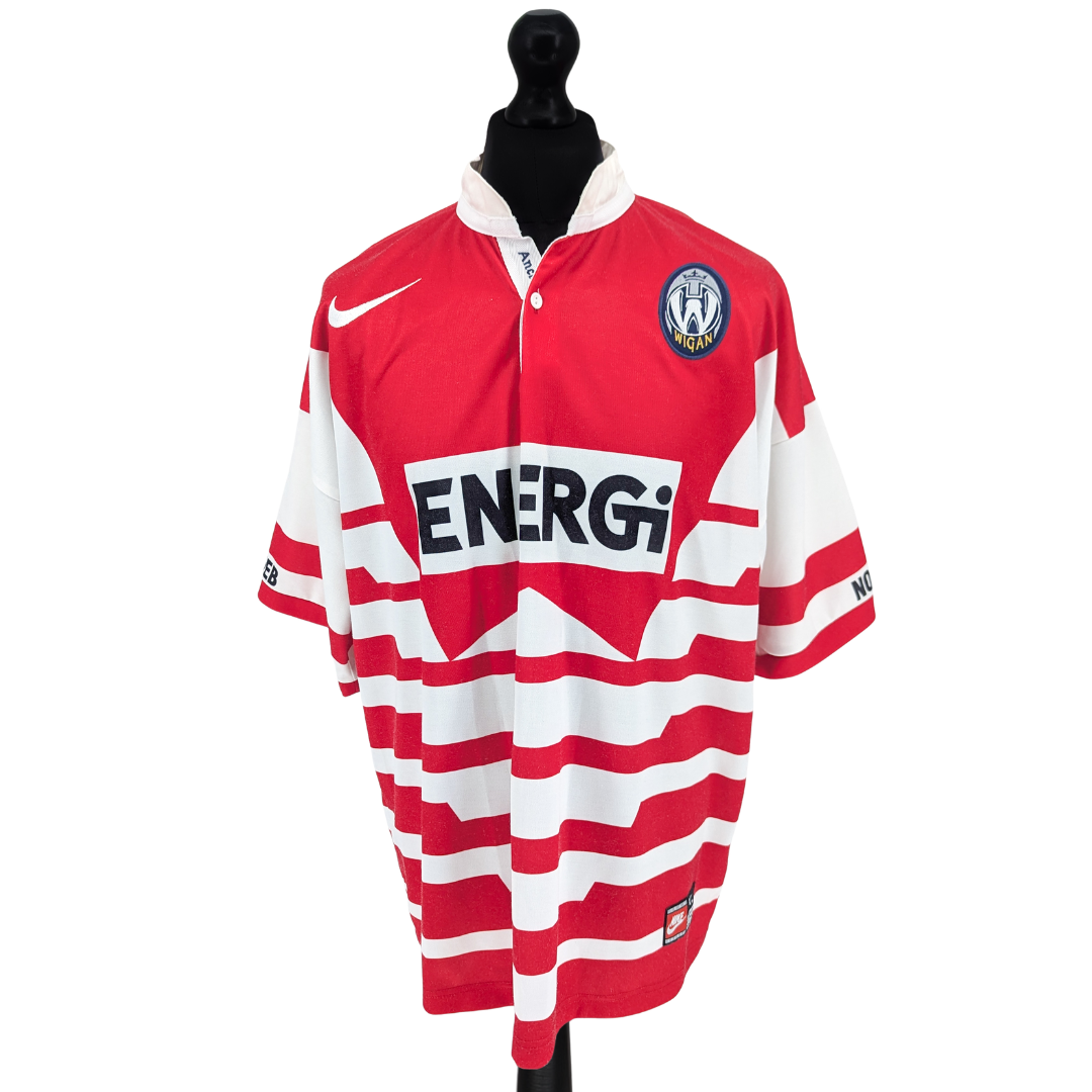 Wigan Warriors home rugby shirt 1998/99 - (XL)