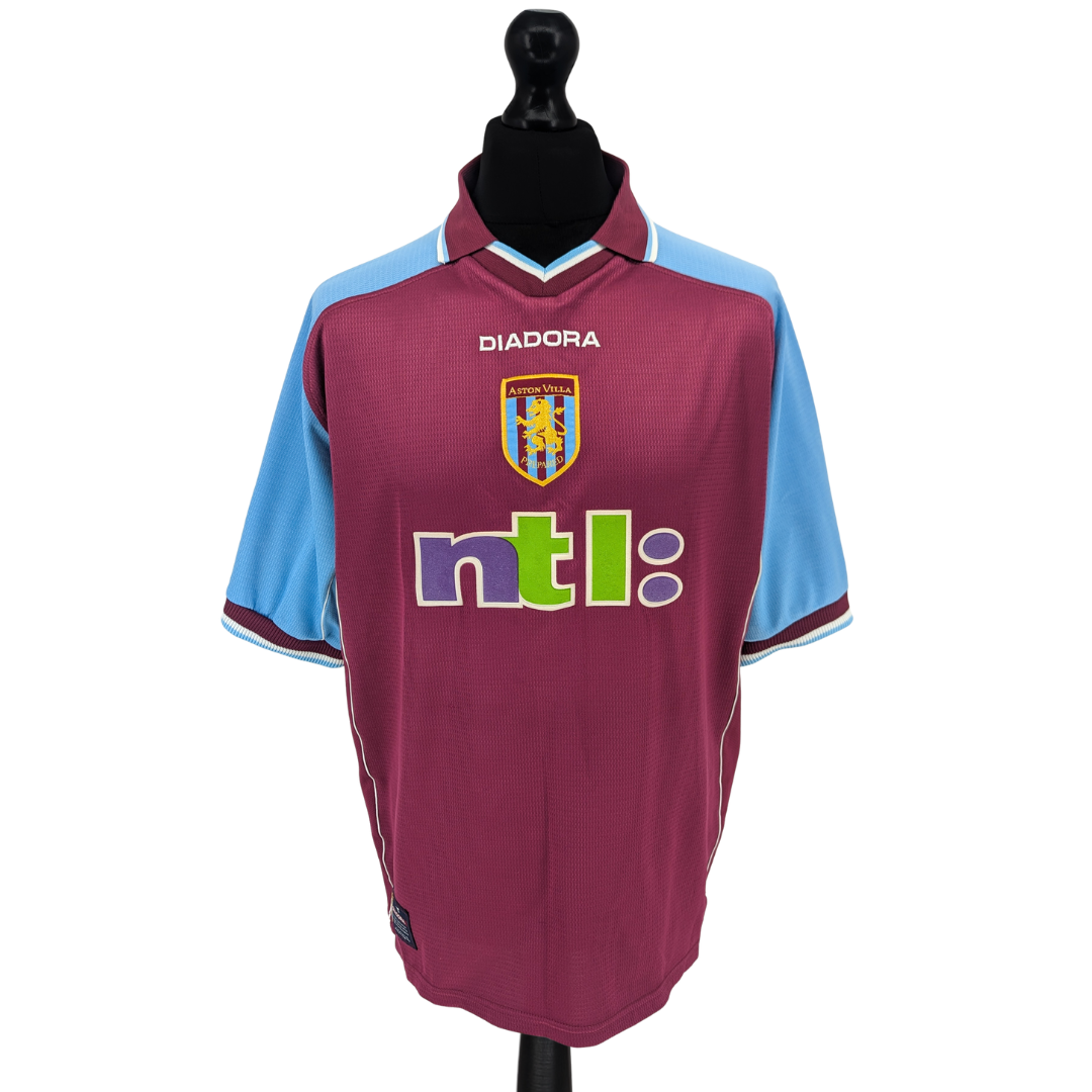 Aston Villa home football shirt 2000/01 - (XL)