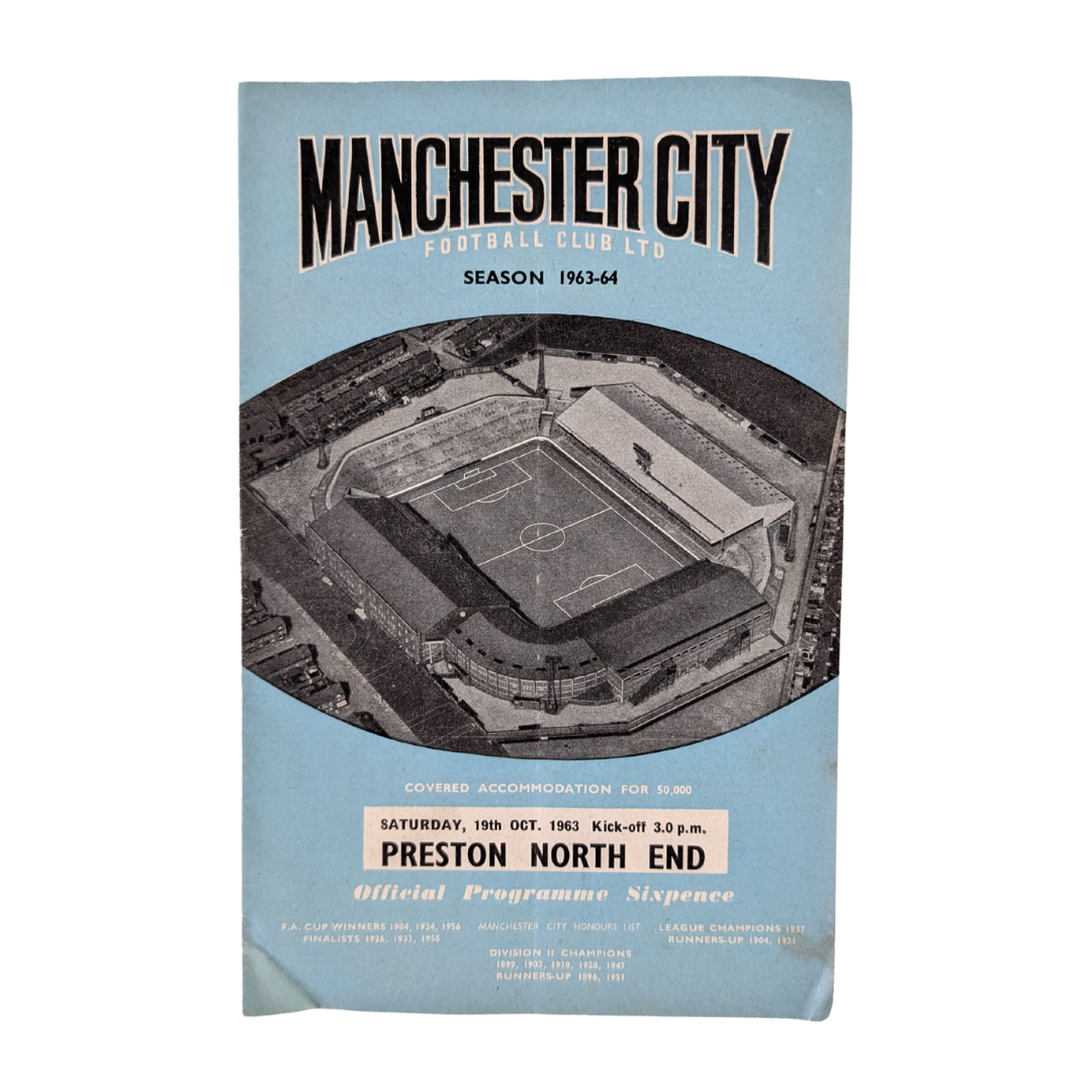 Football League First Division 1963/64 - Manchester City vs Preston North End