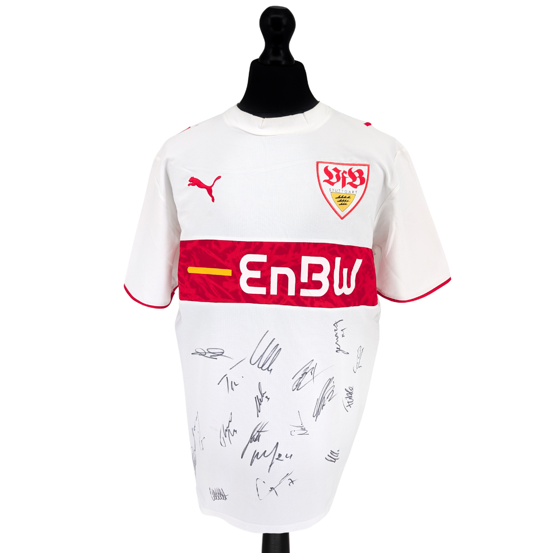 Stuttgart signed home football shirt 2006/07 - (L)