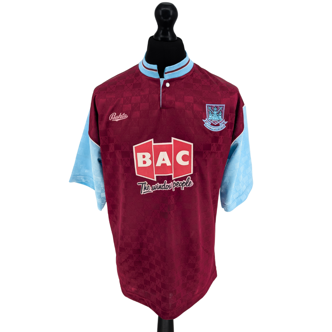 West Ham United home football shirt 1990/91 - (M)