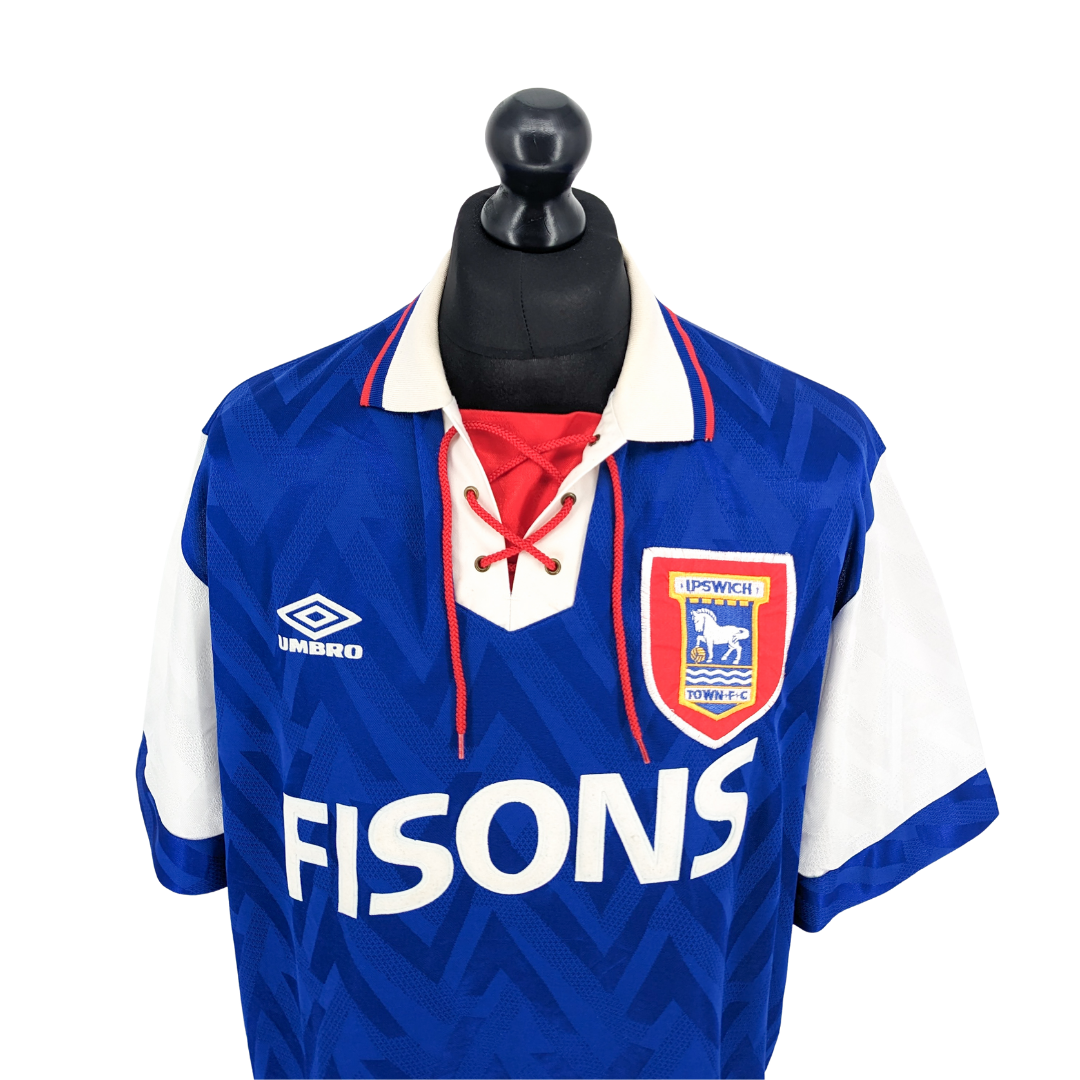 Ipswich Town home football shirt 1992/94