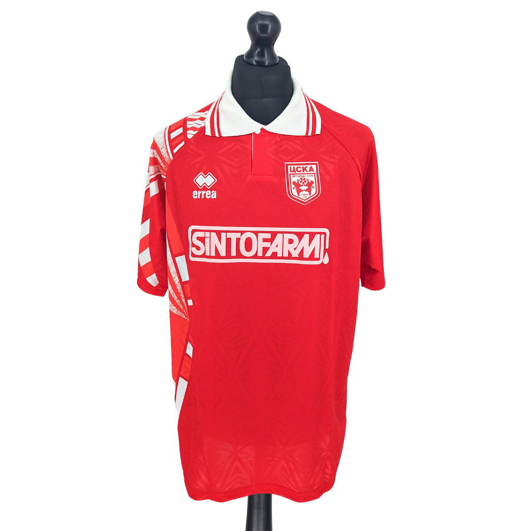 CSKA Sofia home football shirt 1992/93