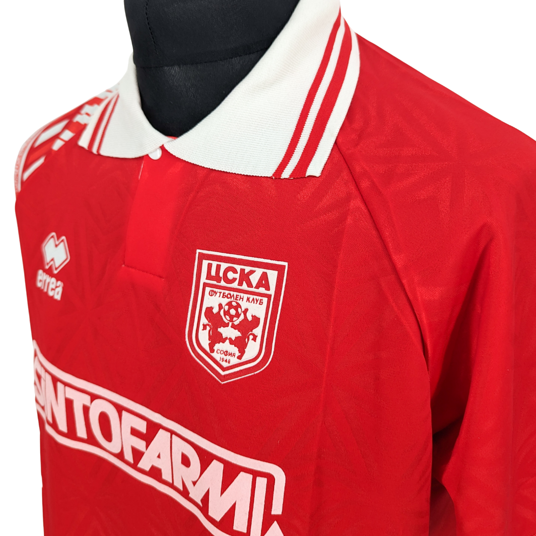 CSKA Sofia home football shirt 1992/93