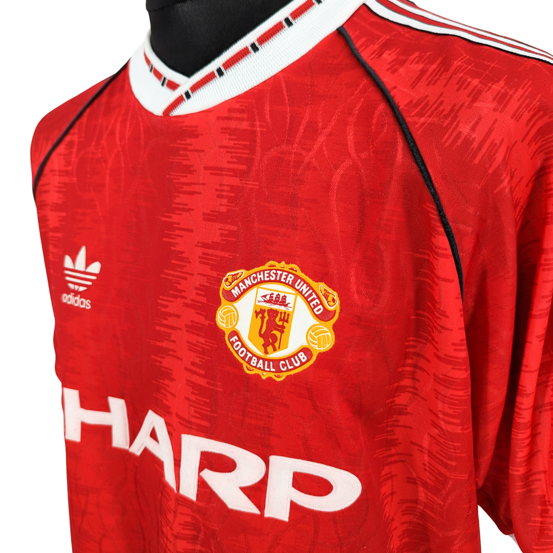 Manchester United home football shirt 1990/92