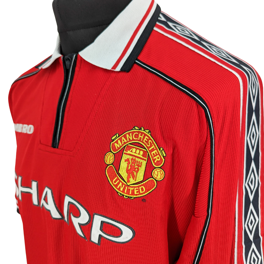 Manchester United home football shirt 1998/00