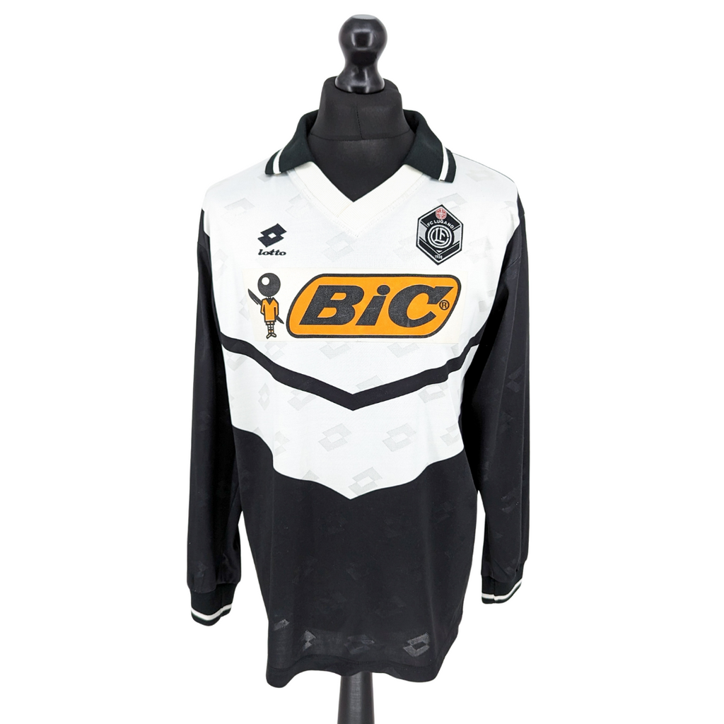 Lugano Cup Shirt football shirt 1993. Sponsored by Bic