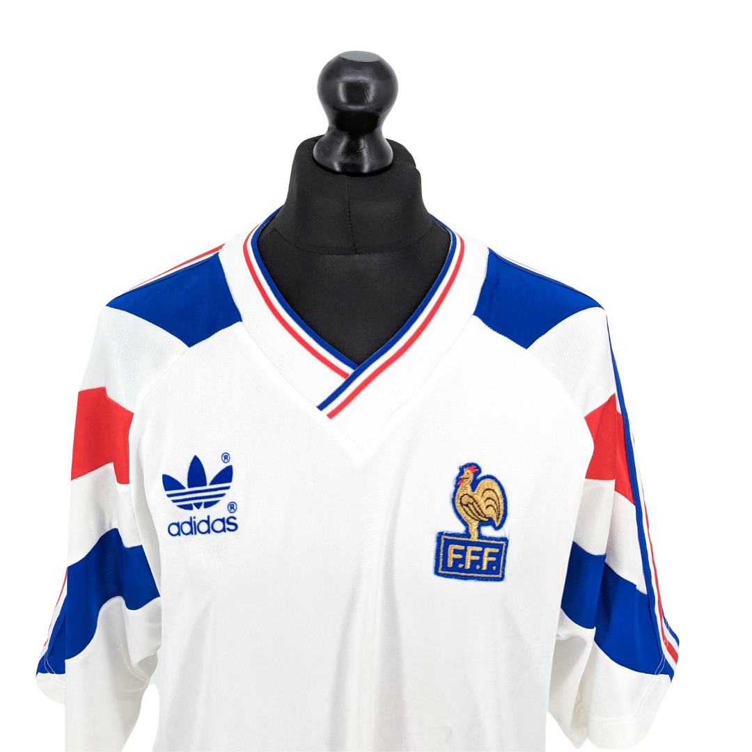 France U21 away football shirt 1994/95