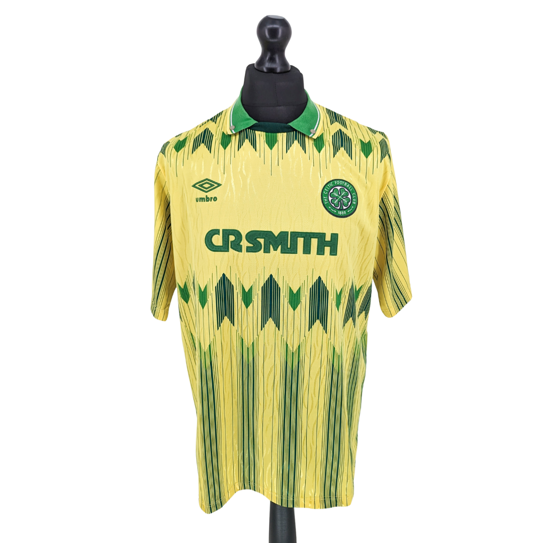 Celtic away football shirt 1989/91