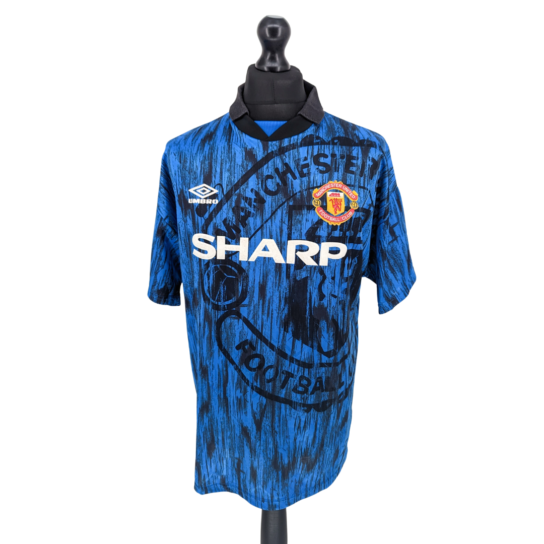 Manchester United away football shirt 1992/93