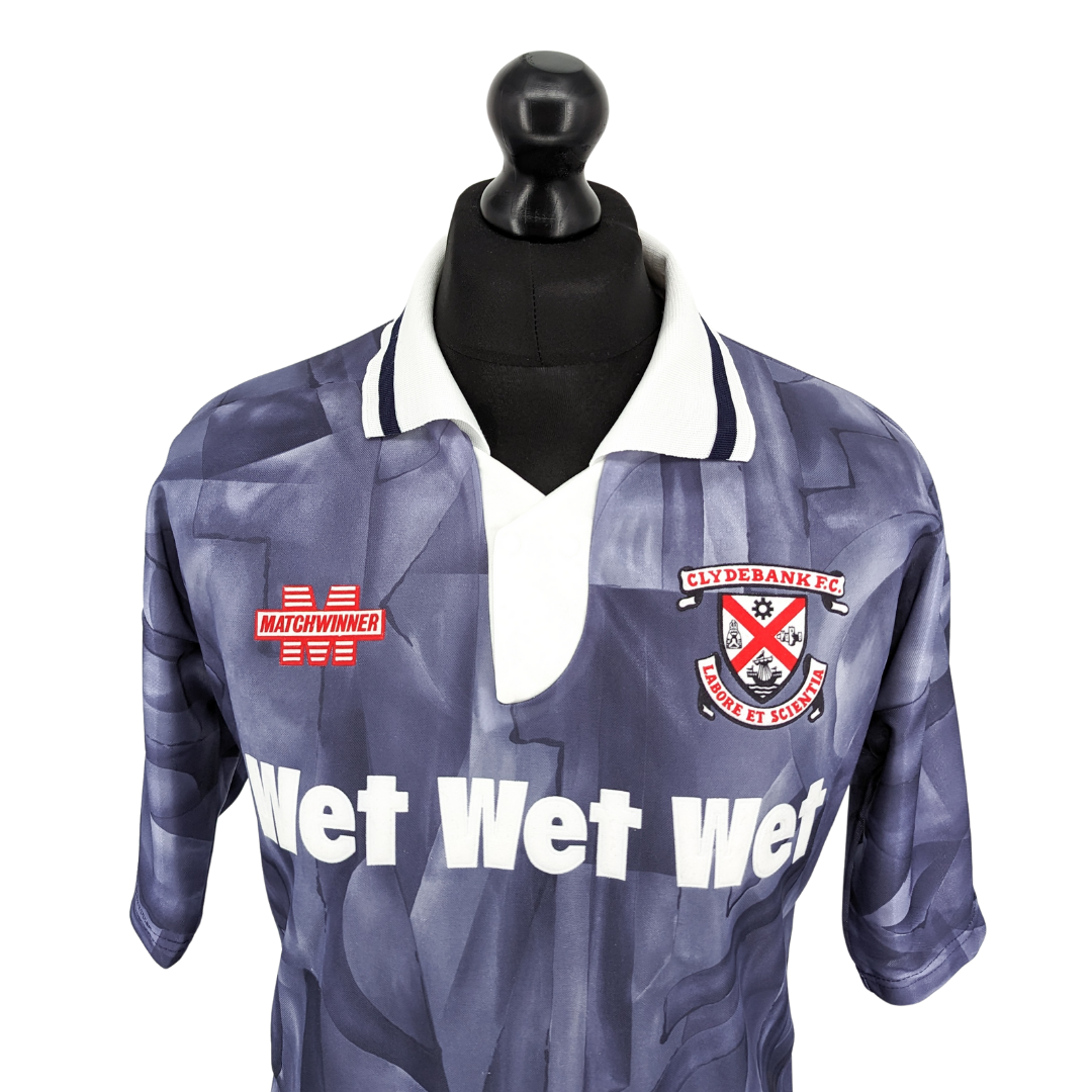 Clydebank alternate football shirt 1993/95