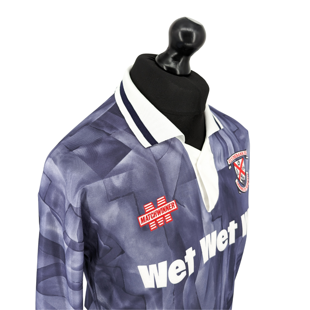 Clydebank alternate football shirt 1993/95