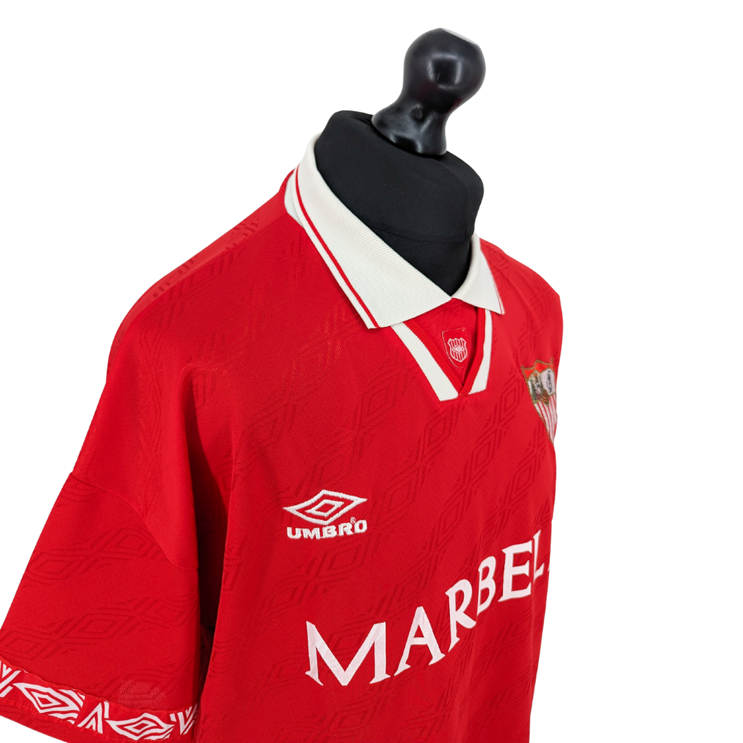 Sevilla away football shirt 1994/96