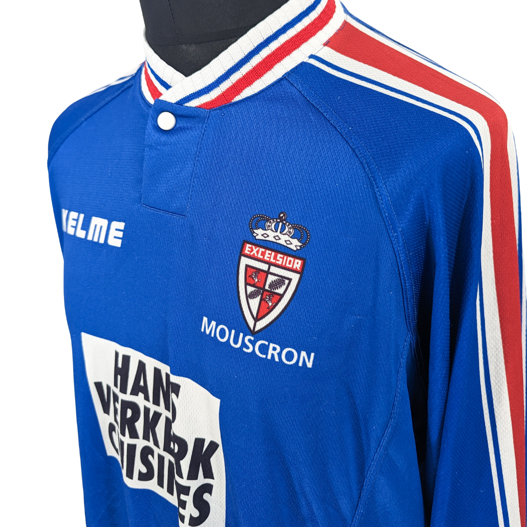 Excelsior Mouscron European away football shirt 1997/99