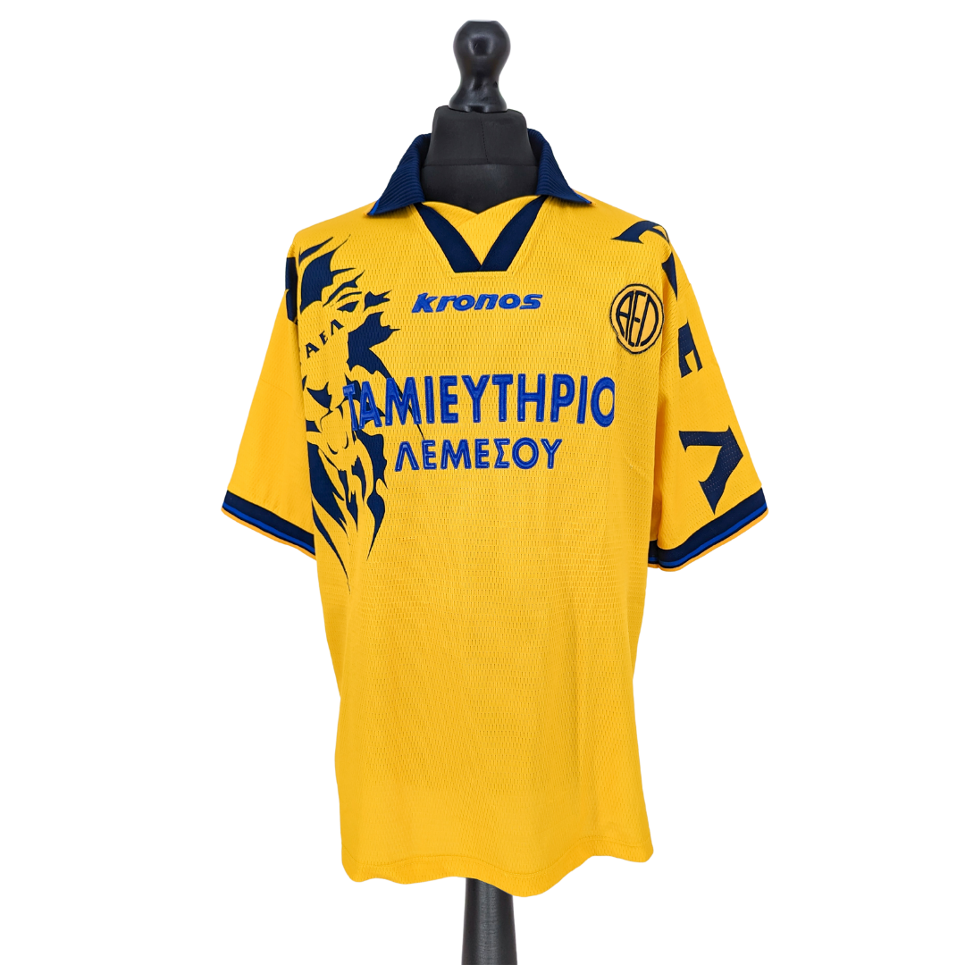 AEL Limassol home football shirt 1999/00