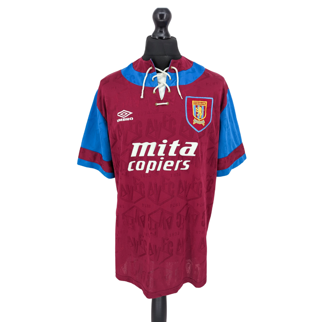 Aston Villa home football shirt 1992/93