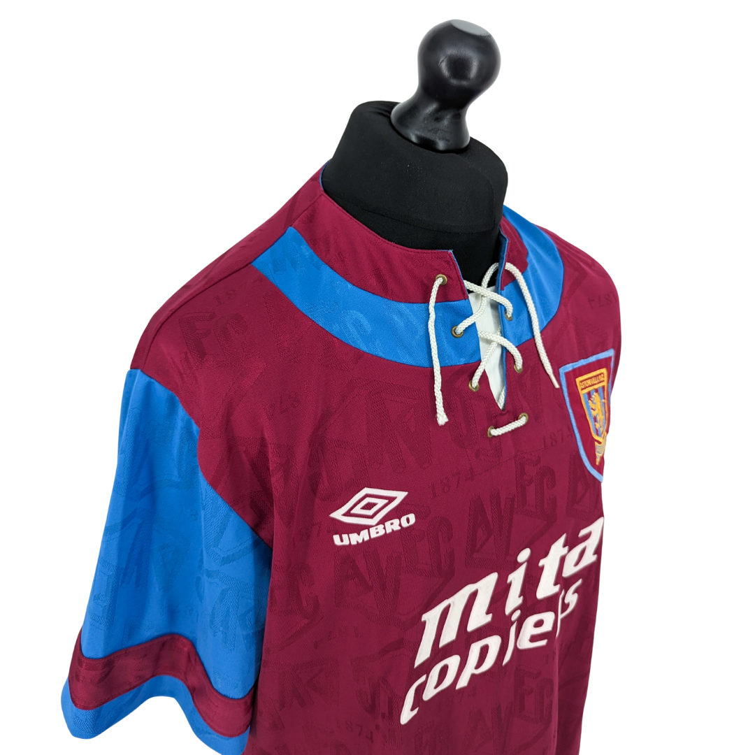 Aston Villa home football shirt 1992/93