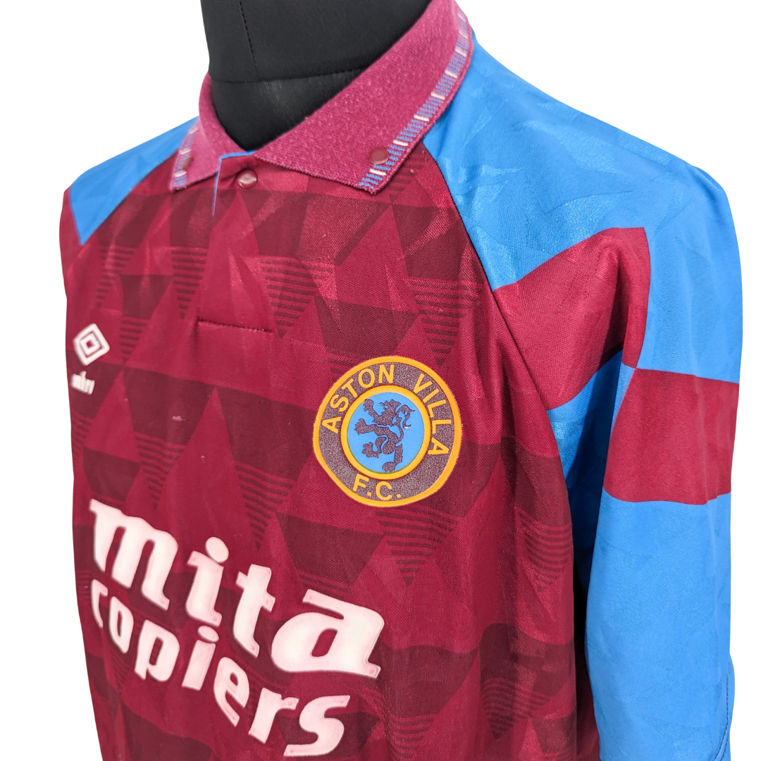 Aston Villa home football shirt 1990/92