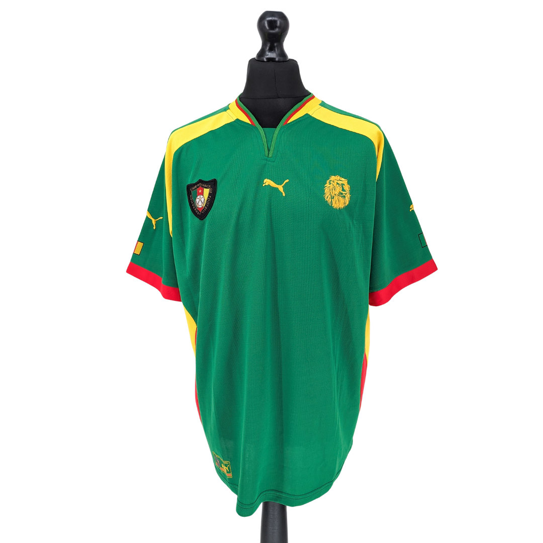 Cameroon home football shirt 2000/02