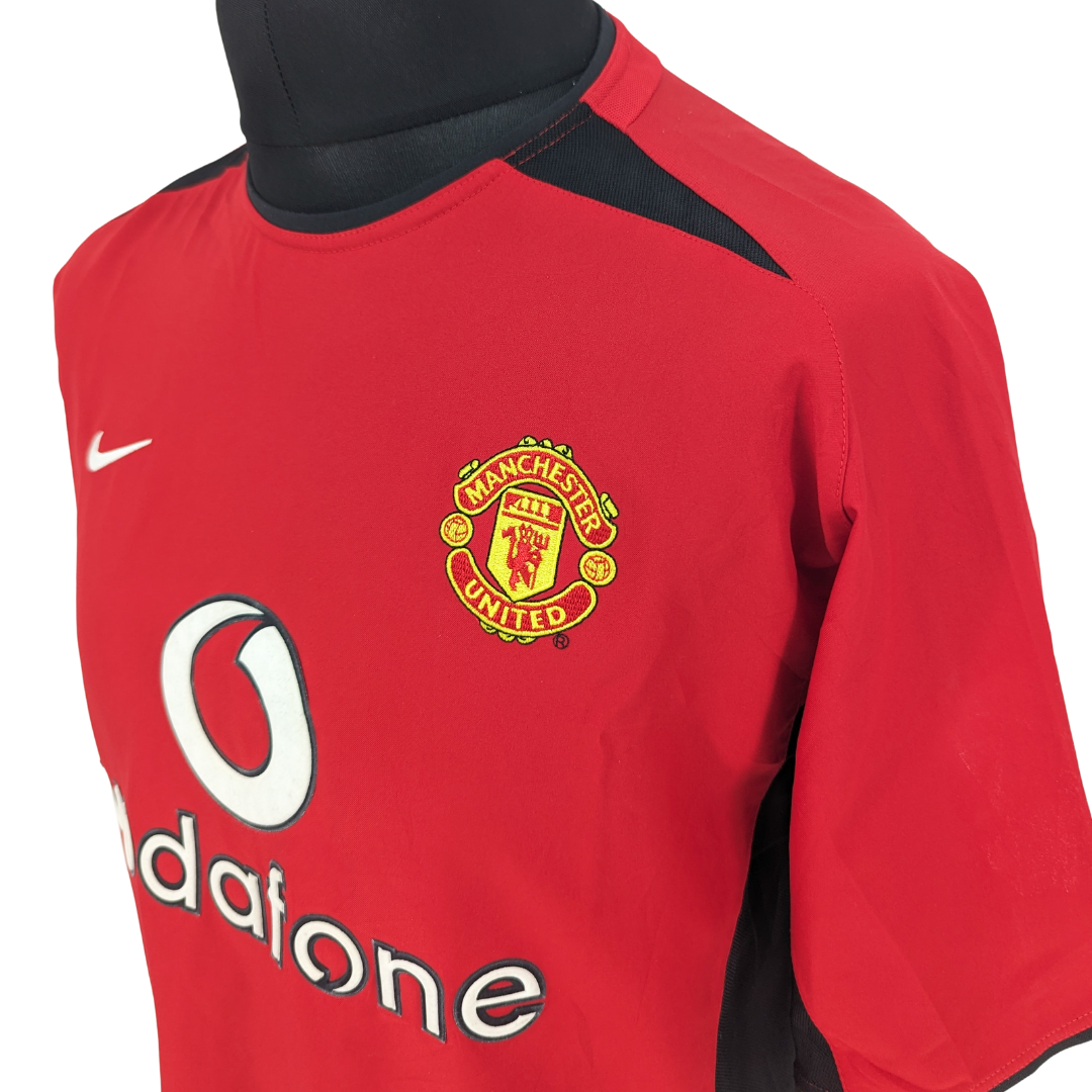 Manchester United home football shirt 2002/04