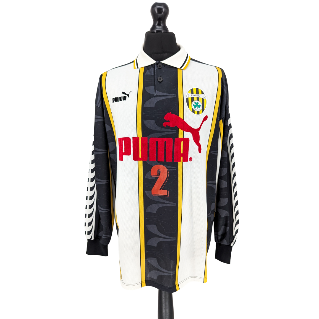 Zabbar St Patrick FC home football shirt 1996/98