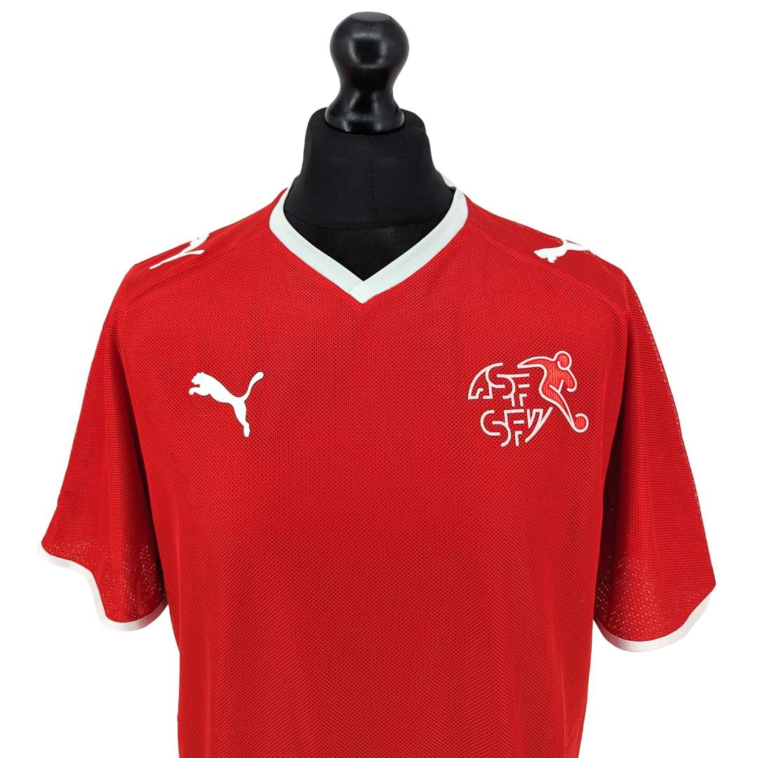 Switzerland home football shirt 2008/09