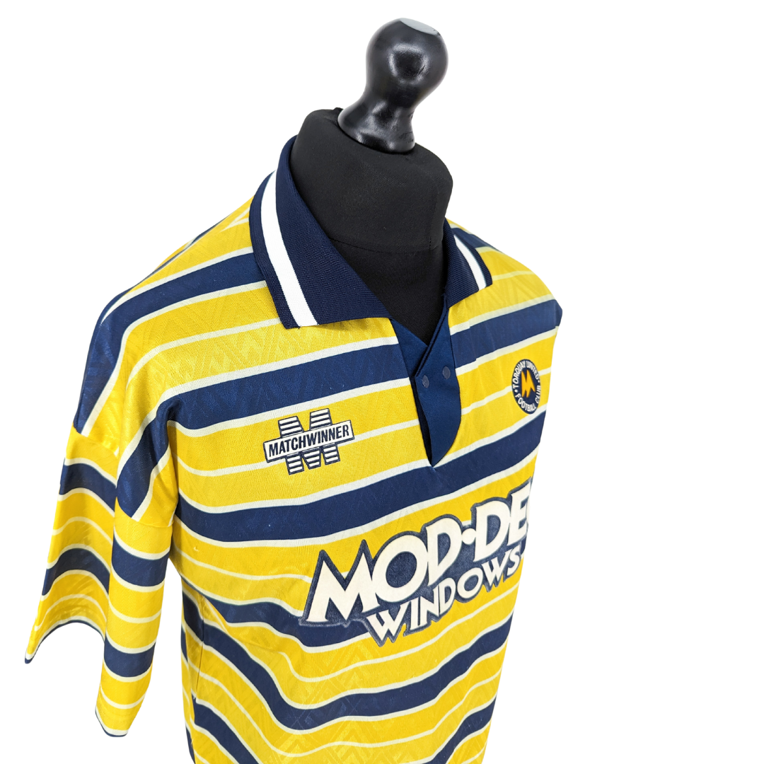 Torquay United home football shirt 1993/95