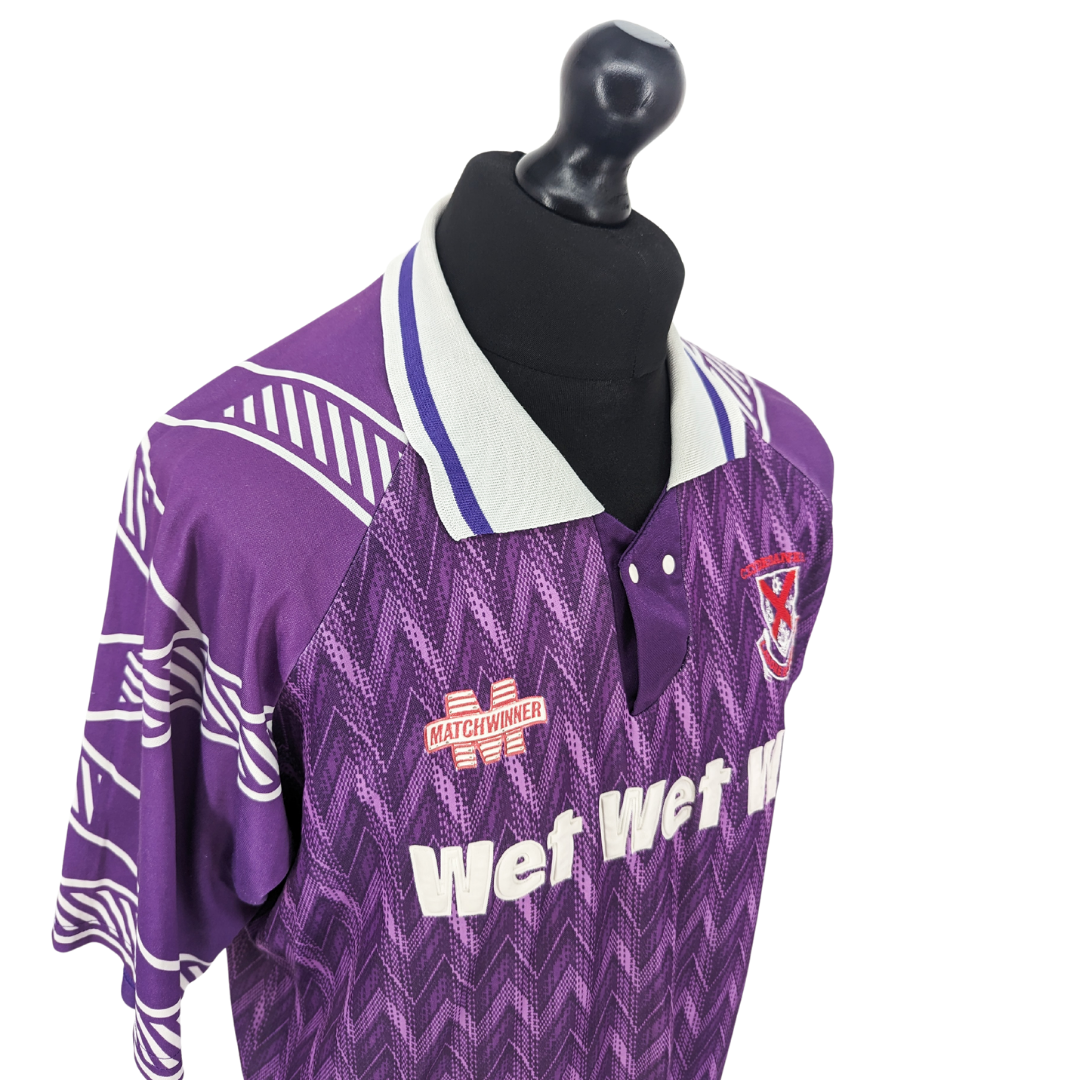 Clydebank away football shirt 1993/95