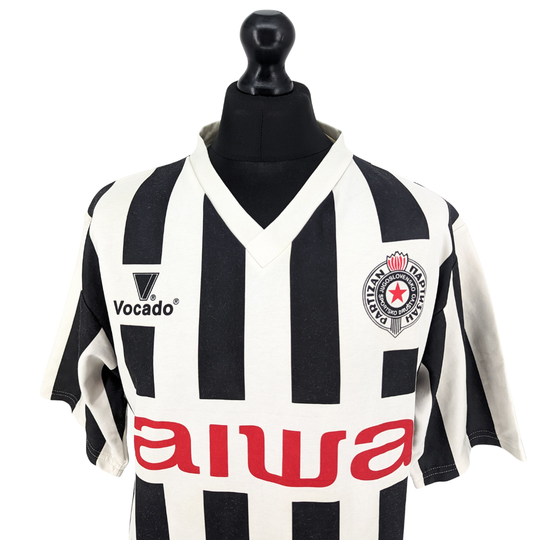 Partizan Belgrade home football shirt 1990/92