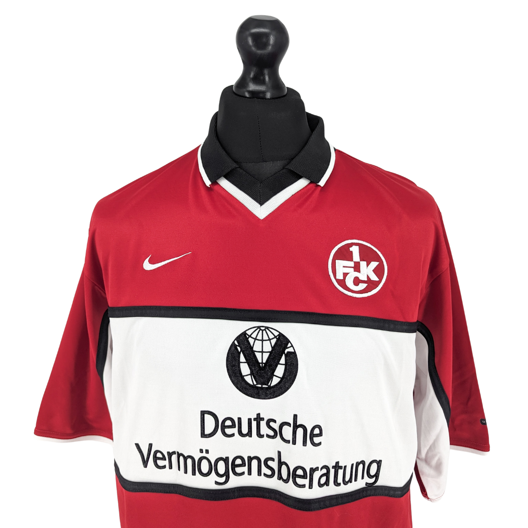 Kaiserslautern prototype home football shirt 2001/02