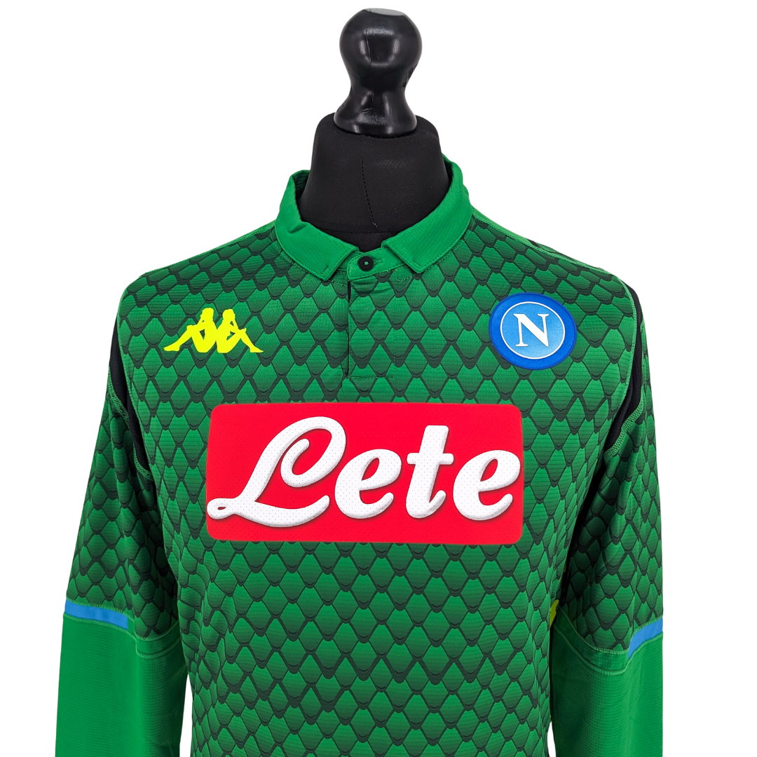 Napoli european goalkeeper football shirt 2018/19