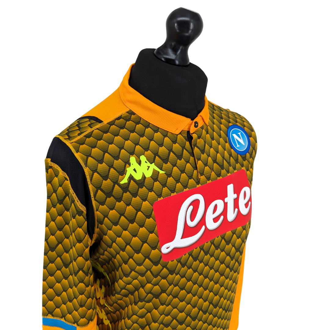 Napoli european goalkeeper football shirt 2018/19