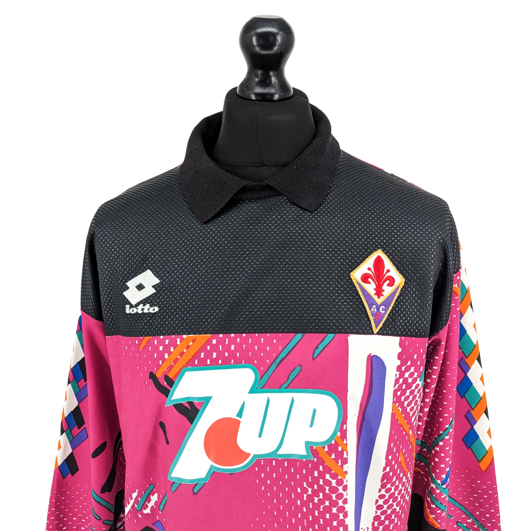 Fiorentina goalkeeper football shirt 1992/93