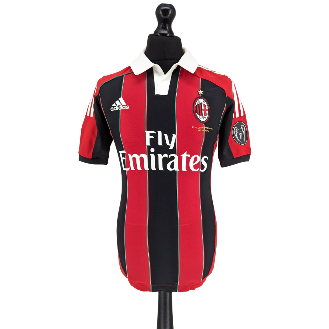 AC Milan signed home football shirt 2012/13