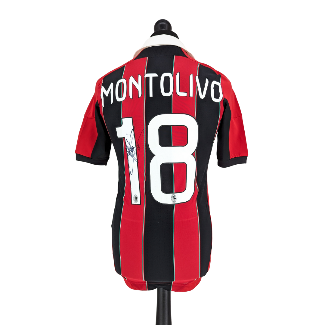 AC Milan signed home football shirt 2012/13