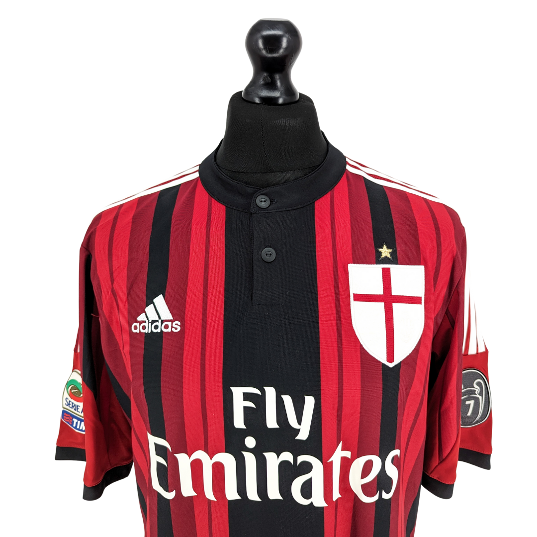 AC Milan signed home football shirt 2014/15