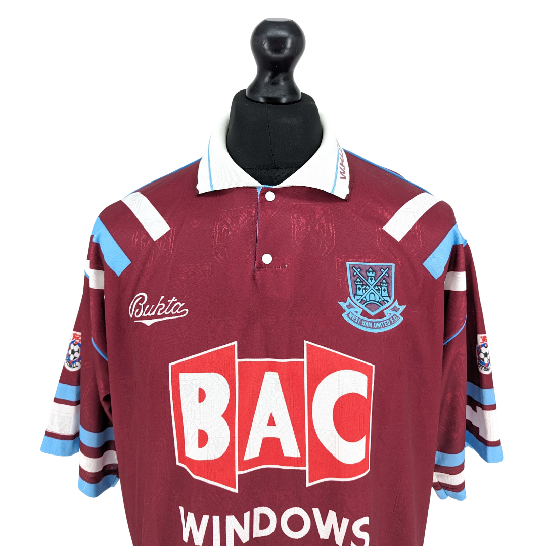 West Ham United home football shirt 1991/92