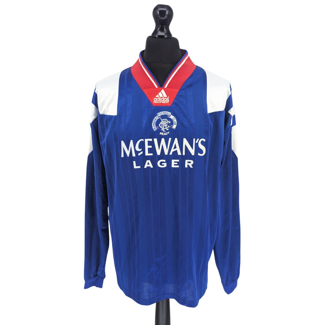 Rangers home football shirt 1992/94