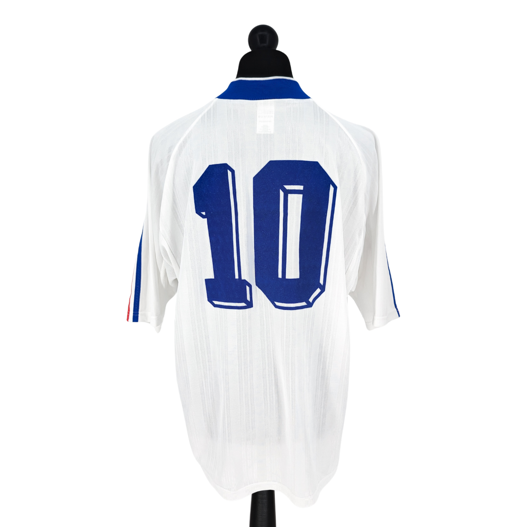 France U18 away football shirt 1998/99