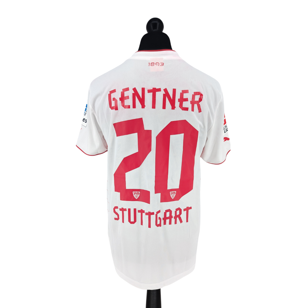 Stuttgart signed home football shirt 2013/14 - (L)