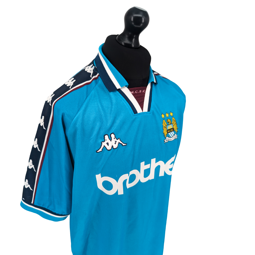 Manchester City home football shirt 1997/99