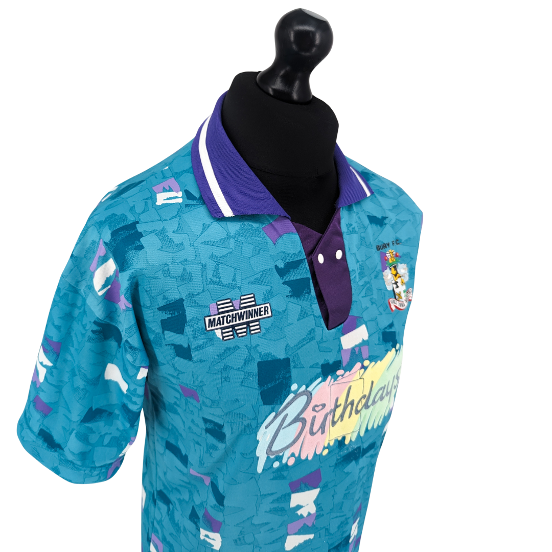 Bury away football shirt 1993/94