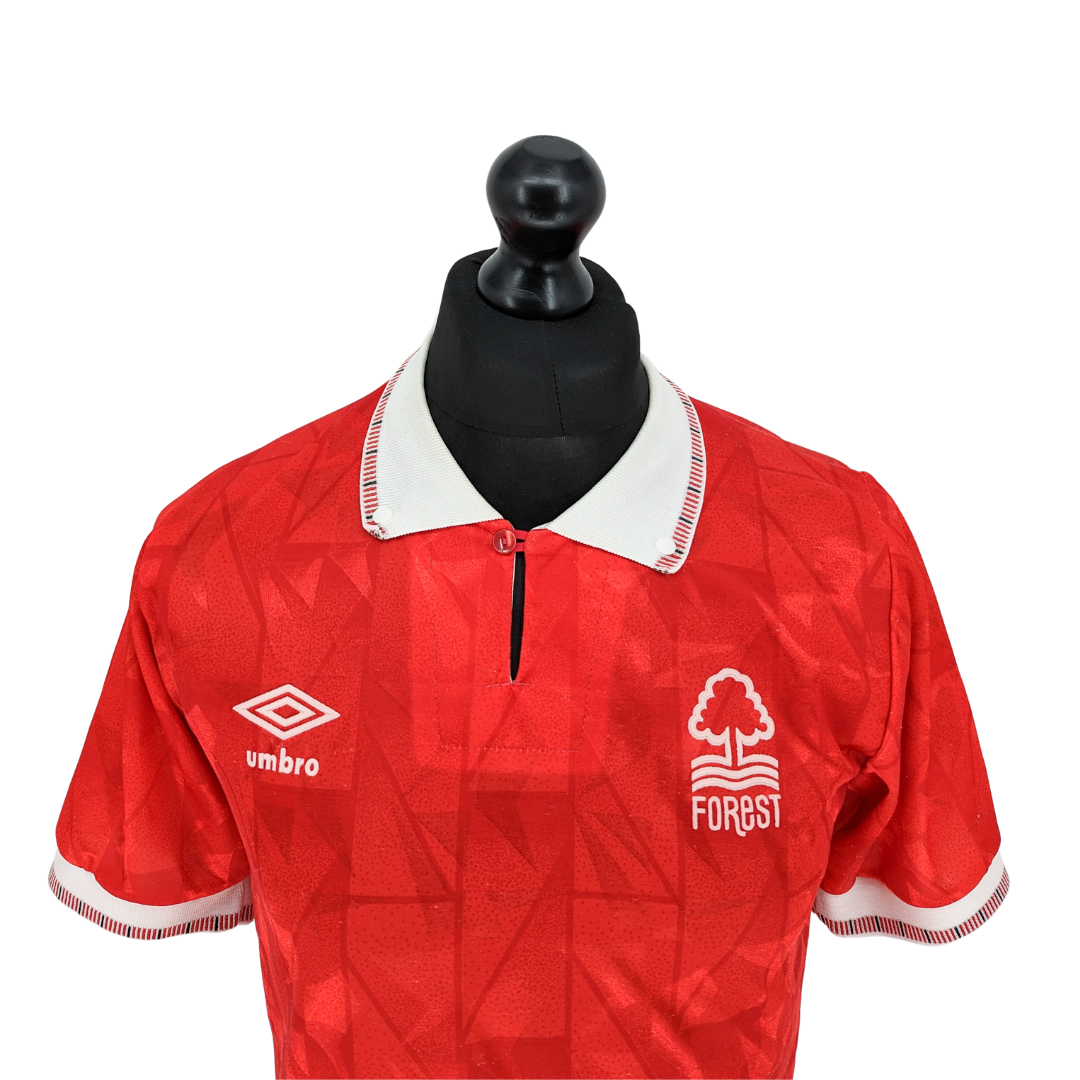 Nottingham Forest home football shirt 1990/92