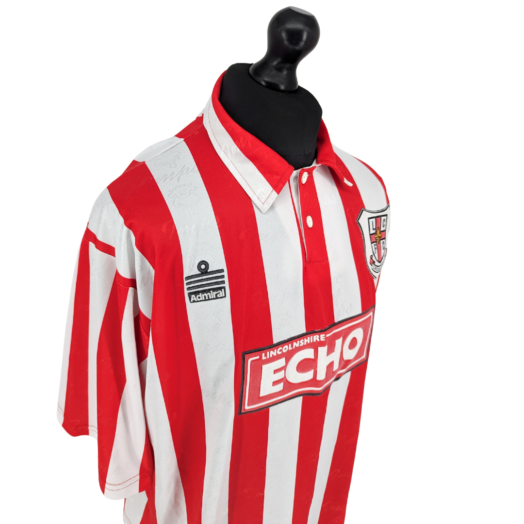 Lincoln City home football shirt 1995/96