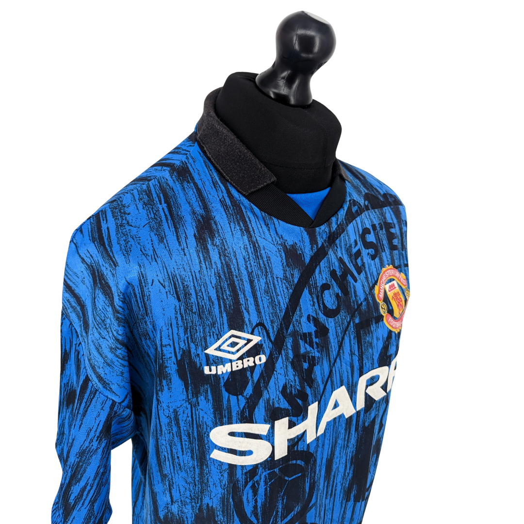 Manchester United away football shirt 1992/93