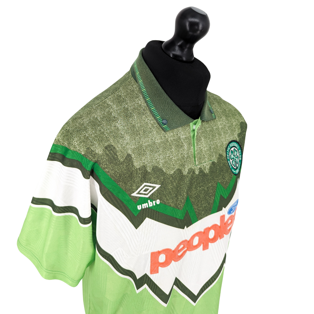 Celtic away football shirt 1991/92