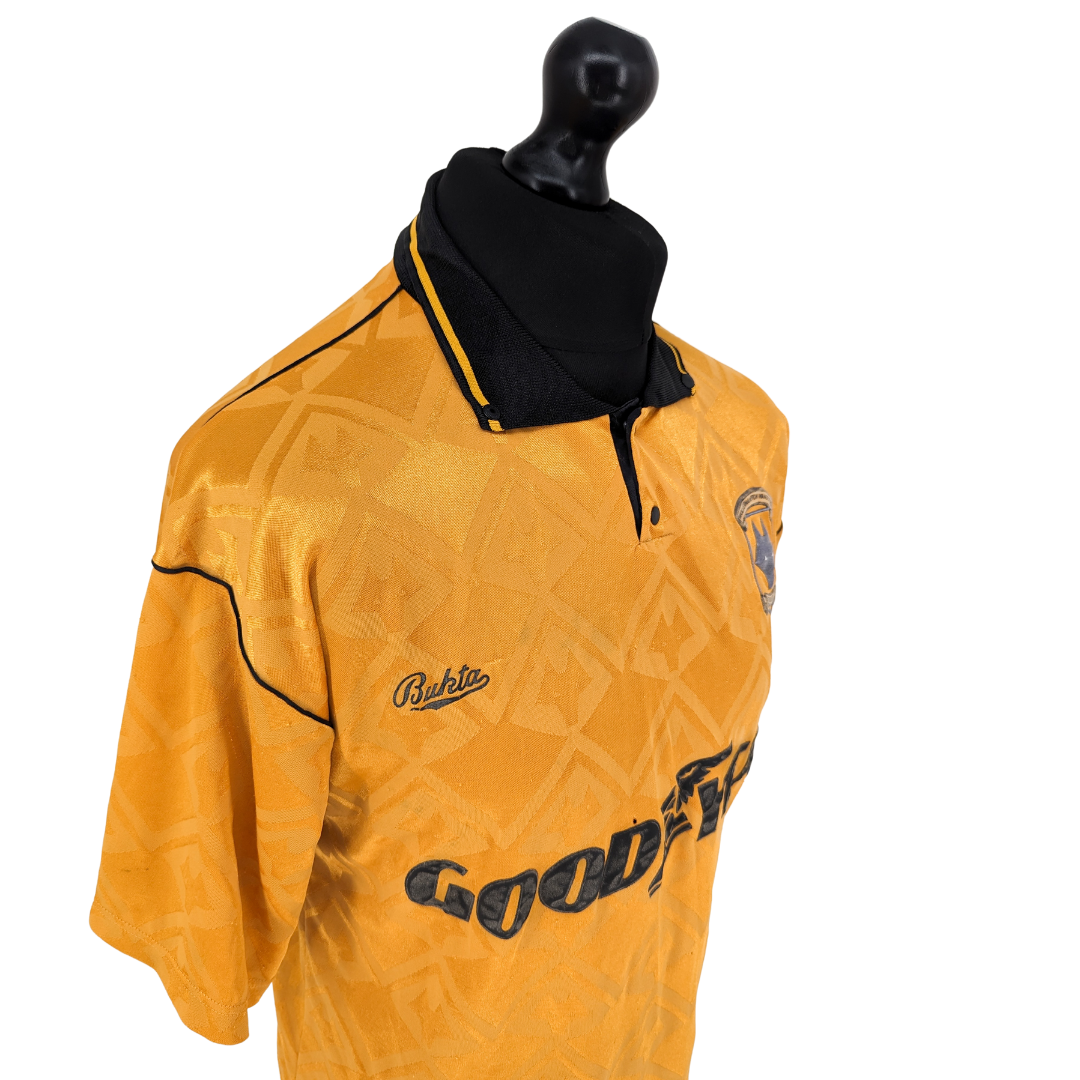 Wolverhampton Wanderers home football shirt 1990/92