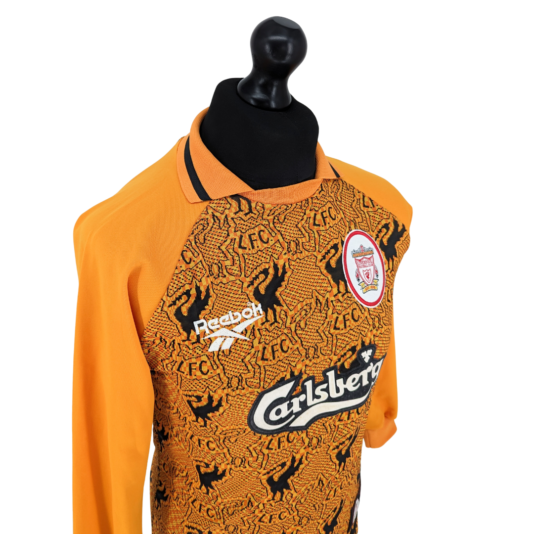 Liverpool goalkeeper football shirt 1996/97