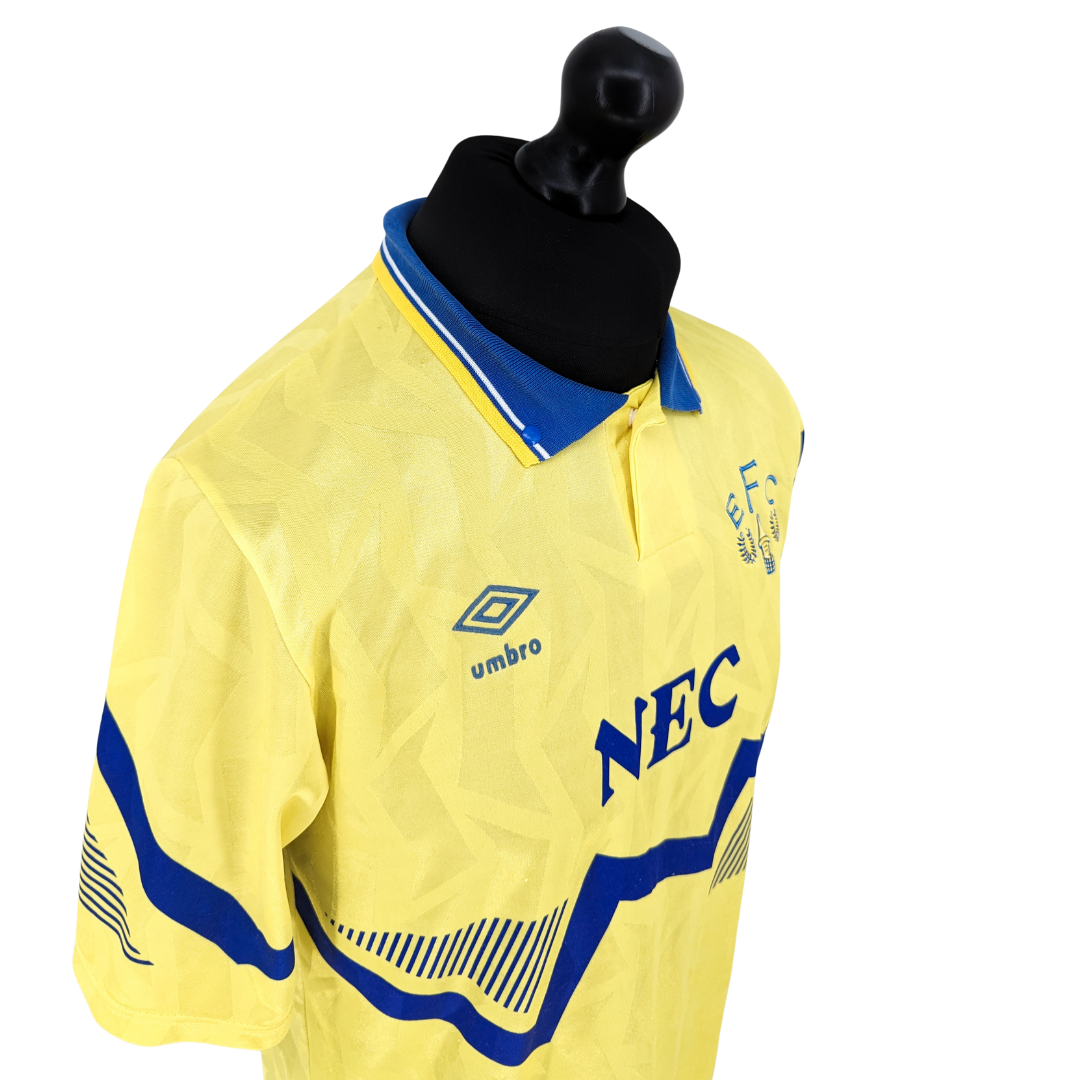 Everton away football shirt 1990/92