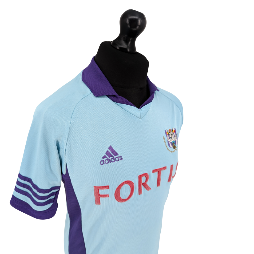 Anderlecht cup away football shirt 2001/02